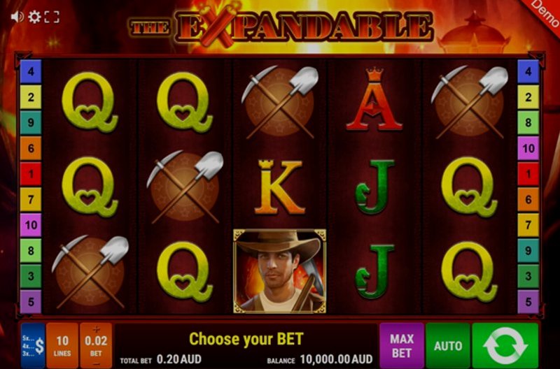 Play The Expandable by Gamomatgames at 1Win Casino