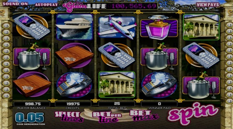 Play The Glam Life by Betsoft at 1Win Casino