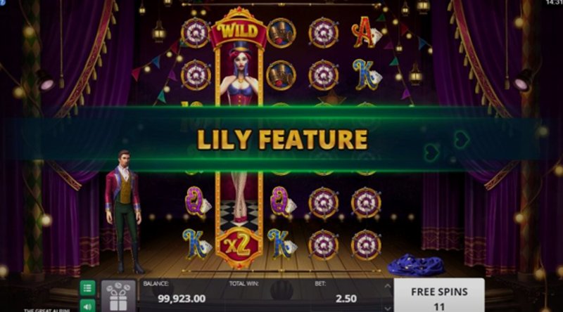 Play The Great Albini by Microgaming at 1Win Casino