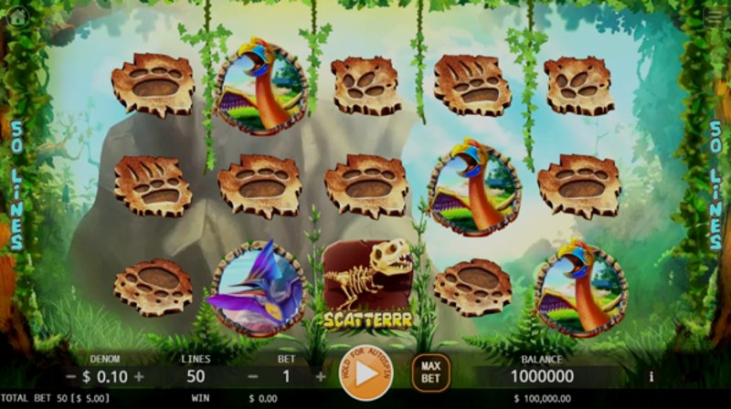 Play The King of Dinosaurs by Kaga at 1Win Casino