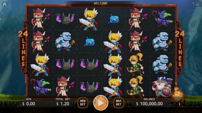 Play The Legend of Heroes by Kaga at 1Win Casino