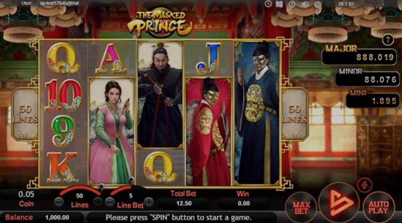 Play The Masked Prince by Simpleplay at 1Win Casino