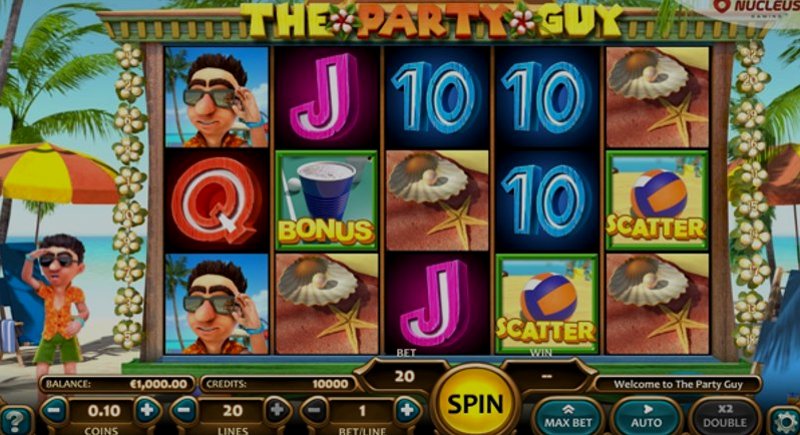 Play The Party Guy by Nucleus Gaming at 1Win Casino