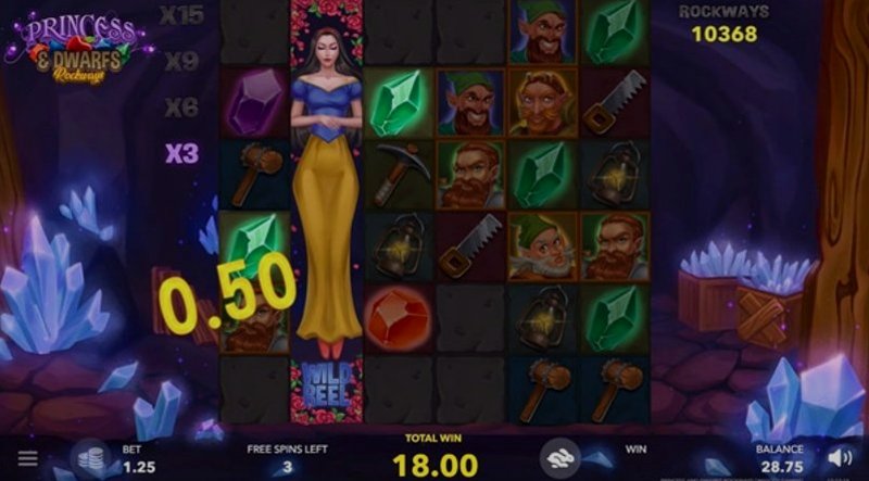 Play The Princess & Dwarfs: Rockways by Mascot Gaming at 1Win Casino