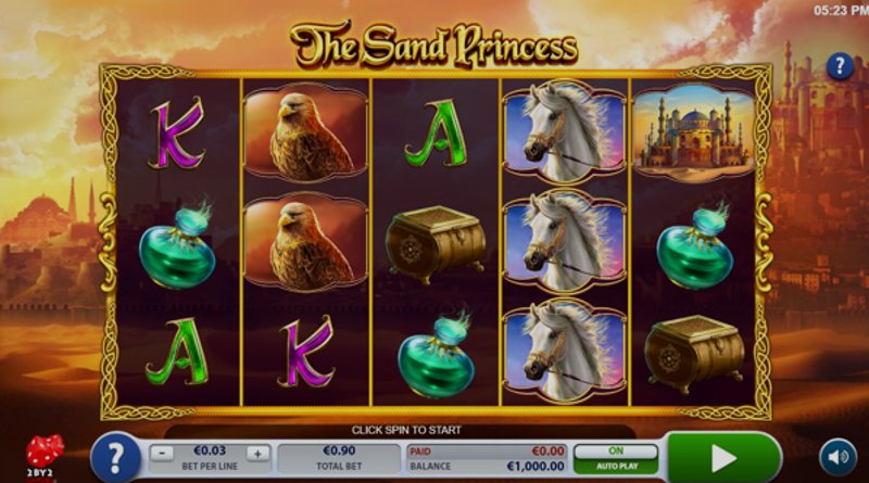 Play The Sand Princess by Games Global at 1Win Casino