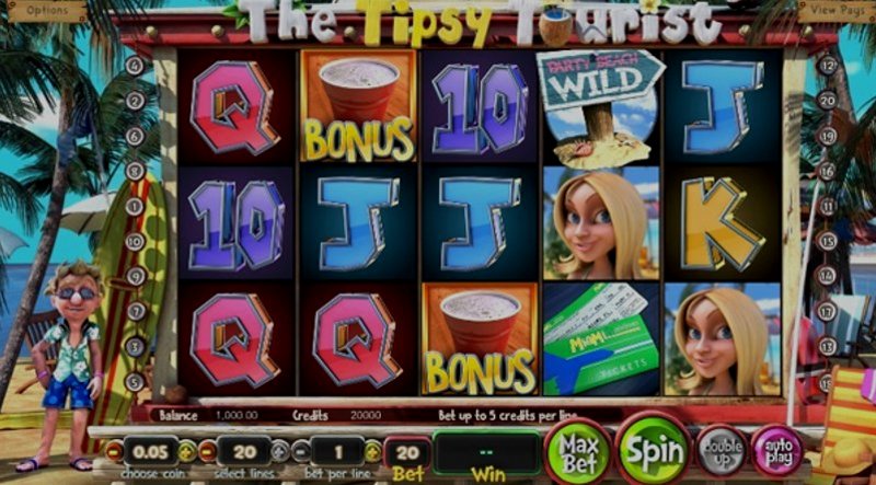 Play The Tipsy Tourist by Betsoft at 1Win Casino