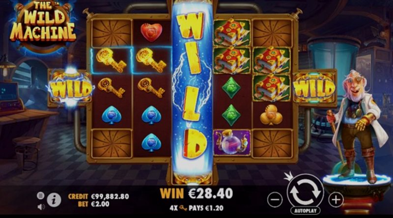 Play The Wild Machine by Pragmatic at 1Win Casino