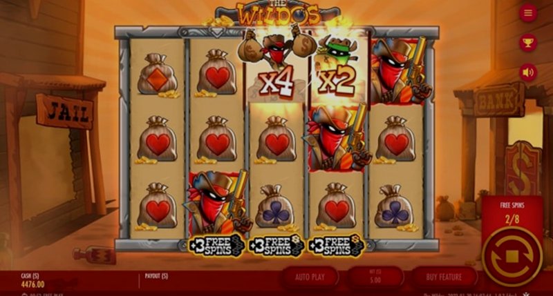 Play The Wildos by Thunderkick at 1Win Casino