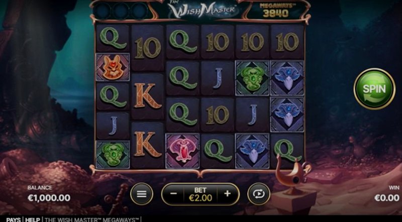 Play The Wish Master Megaways by Netent at 1Win Casino