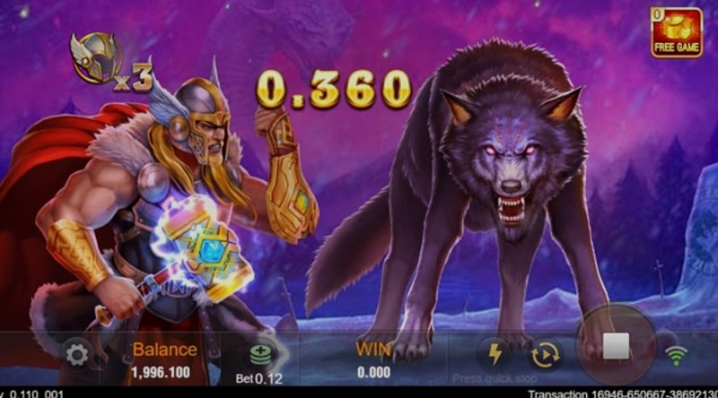 Play Thor X by Tadagaming at 1Win Casino