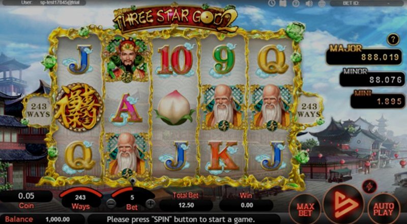 Play Three Star God by Simpleplay at 1Win Casino