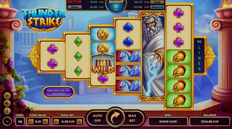 Play Thunder Strike by Netgame at 1Win Casino