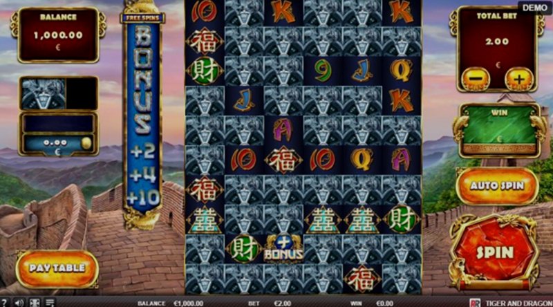 Play TIGER AND DRAGON by Red Rake at 1Win Casino