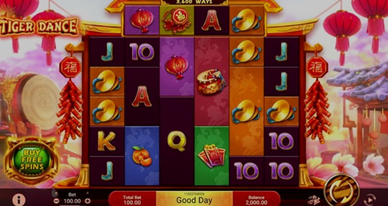 Play Tiger Dance by Spadegaming at 1Win Casino