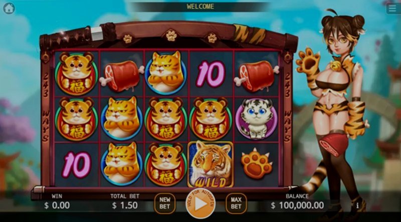 Play Tiger Girl by Kaga at 1Win Casino