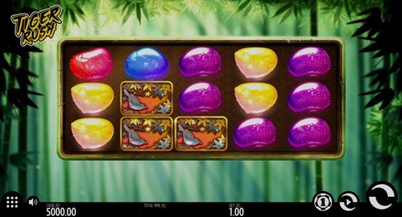 Play Tiger Rush by Thunderkick at 1Win Casino