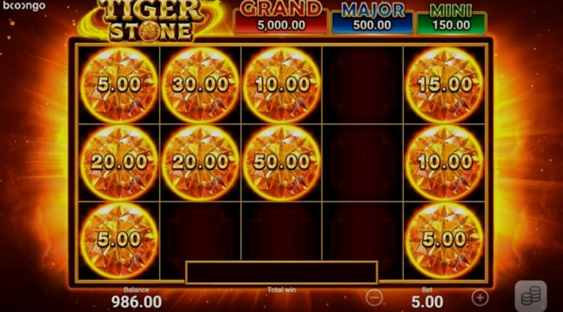 Play Tiger Stone: Hold and Win by 3 Oaks Gaming at 1Win Casino