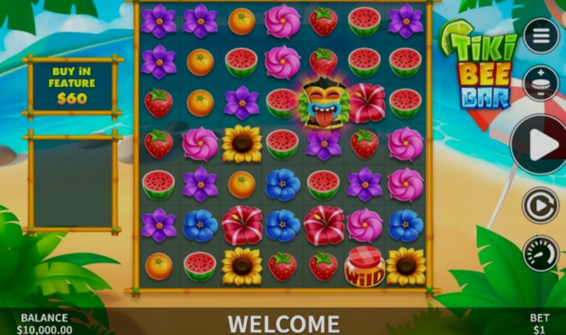 Play Tiki Bee Bar by Skywind at 1Win Casino