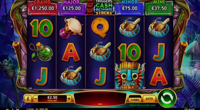 Play Tiki Blaze by Rubyplay at 1Win Casino