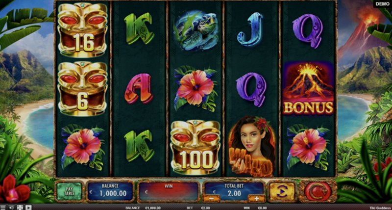 Play Tiki Goddess by Red Rake at 1Win Casino