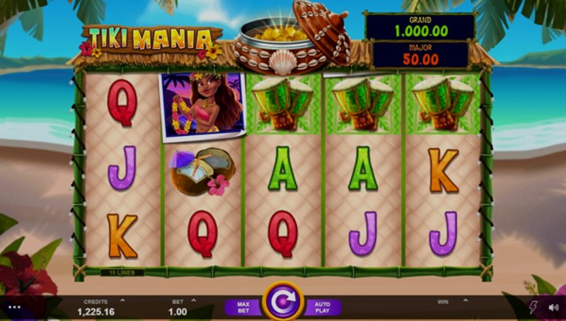 Play Tiki Mania by Games Global at 1Win Casino