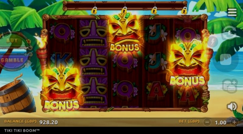 Play Tiki Tiki Boom by Microgaming at 1Win Casino