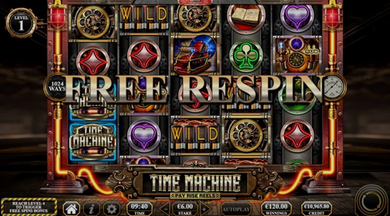 Play Time Machine by Yggdrasil at 1Win Casino