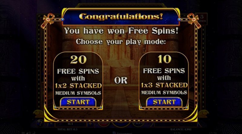 Play Times Of Egypt by Spinomenal at 1Win Casino