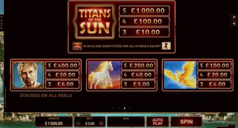 Play Titans of the Sun Hyperion by Games Global at 1Win Casino