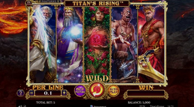 Play Titans Rising by Spinomenal at 1Win Casino