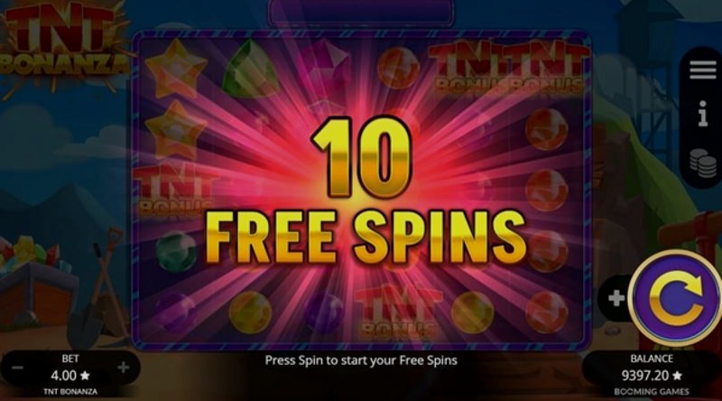 Play TNT Bonanza by Booming at 1Win Casino