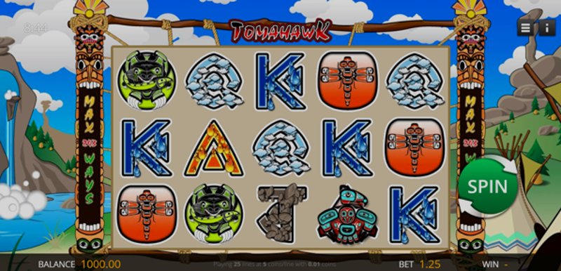 Play Tomahawk by Genii at 1Win Casino