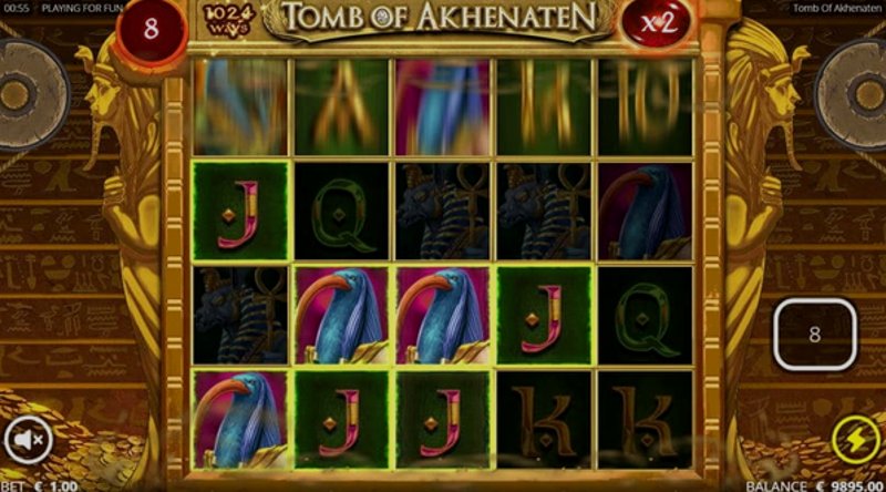 Play Tomb of Akhenaten by Nolimit City at 1Win Casino