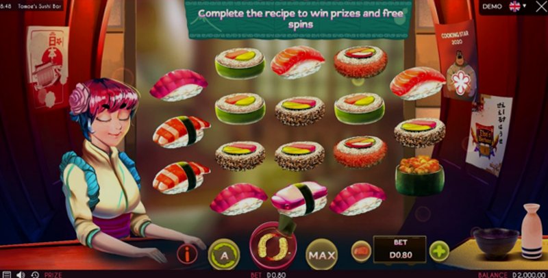 Play Sushi Bar by Betsoft at 1Win Casino