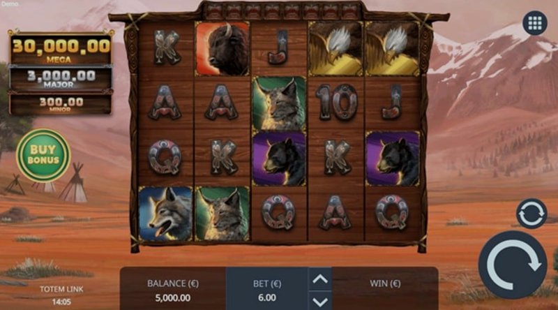 Play Totem Link by Bluehorn at 1Win Casino