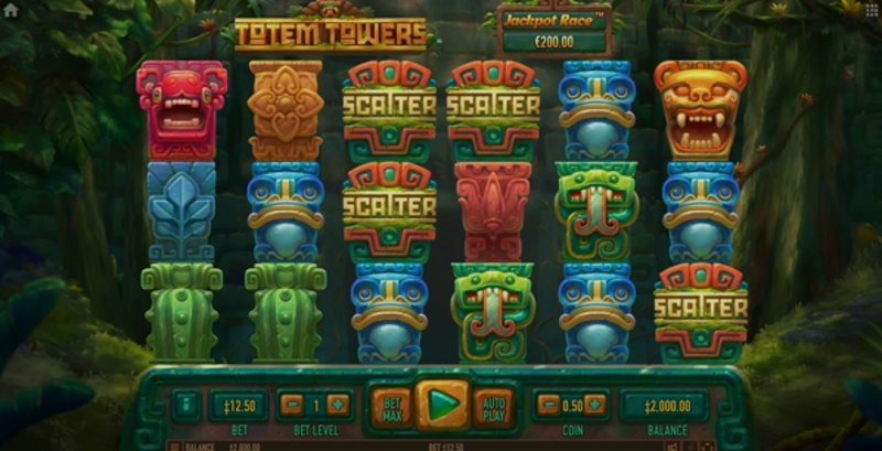 Play Totem Towers by Habanero at 1Win Casino