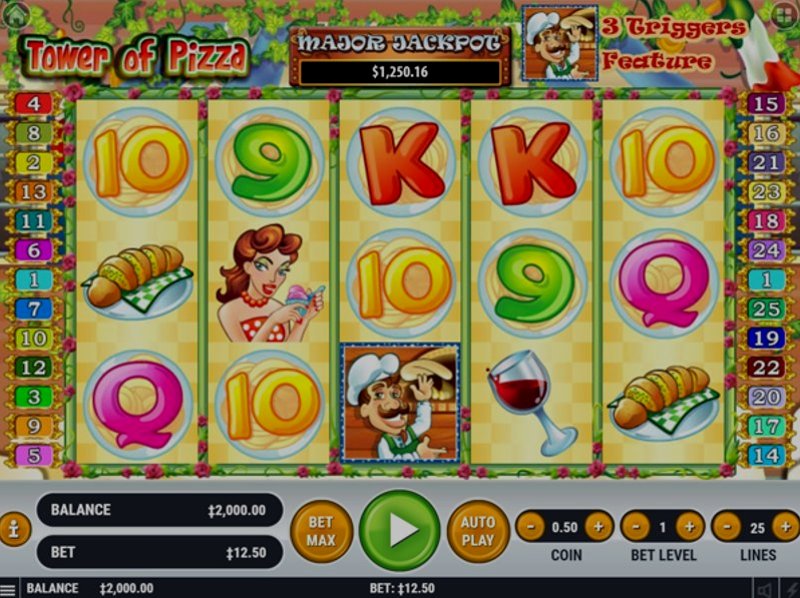 Play Tower Of Pizza by Habanero at 1Win Casino