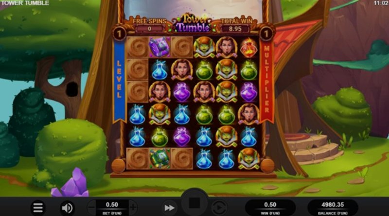 Play Tower Tumble by Relax at 1Win Casino