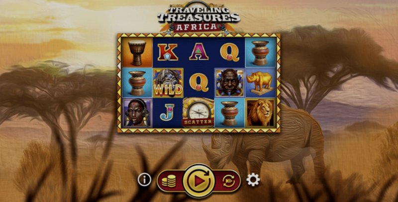 Play Traveling Treasures Africa by Onetouch at 1Win Casino