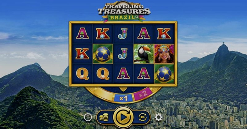 Play Traveling Treasures Brazil by Onetouch at 1Win Casino