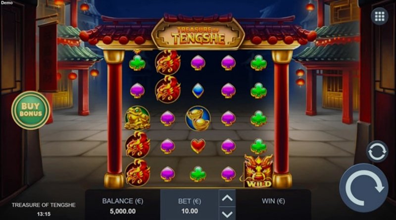 Play Treasure of Tengshe by Bluehorn at 1Win Casino