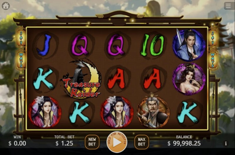 Play Treasure Raider by Kagaming at 1Win Casino