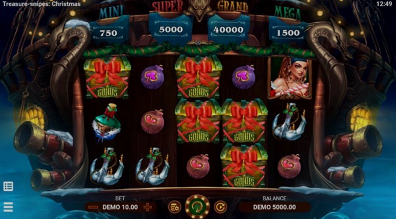 Play Treasure-snipes: Christmas by Evoplay at 1Win Casino