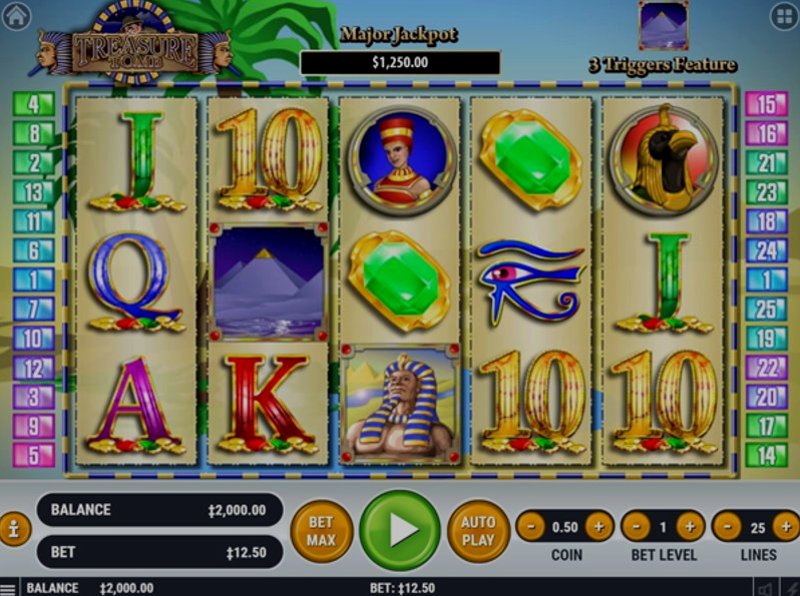 Play Treasure Tomb by Habanero at 1Win Casino