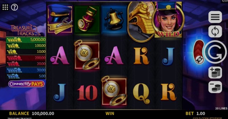 Play Treasure Tracks by Games Global at 1Win Casino