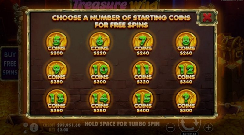 Play Treasure Wild by Pragmatic at 1Win Casino