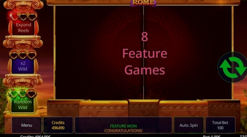 Play Treasures of Rome by Swintt at 1Win Casino