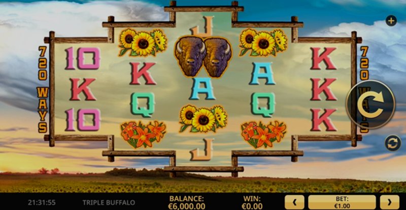 Play Triple Buffalo by High5 at 1Win Casino