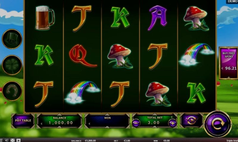 Play Triple Irish by Red Rake at 1Win Casino