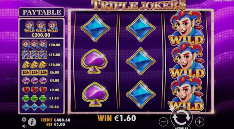 Play Triple Jokers by Pragmatic at 1Win Casino